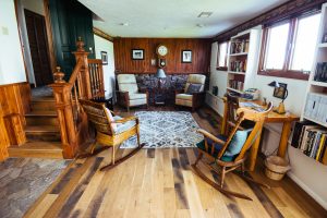 Reading Room at Healing Waters Lodge