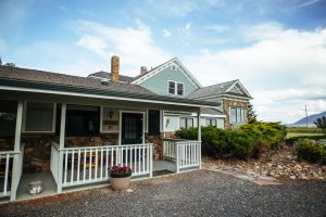 Pond side Rooms and Original Lodge at Healing Waters Lodge