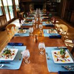 Starter dish served to guests at Healing Waters Lodge
