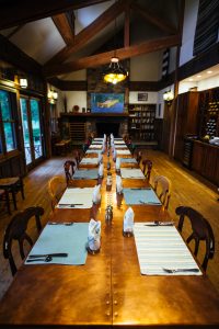 Dining Room at Healing Waters Lodge