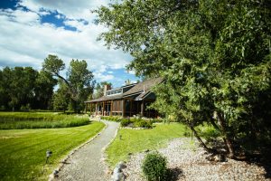 Exterior of Dining Room at Healing Waters Lodge