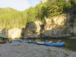 Lewis & Clark Expeditions - Camp on the Smith River