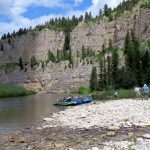 Beautiful scenery along the Smith River - Montana
