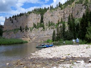 Beautiful scenery along the Smith River - Montana