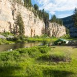 Lewis & Clark Expeditions Camp on the Smith River