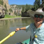 Healing Waters Lodge guide Jordon floating the Smith River