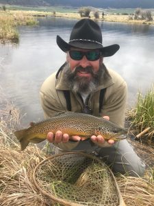 Guest holding a nice trout