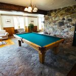 Pool Table in Main Lodge at Healing Waters Lodge
