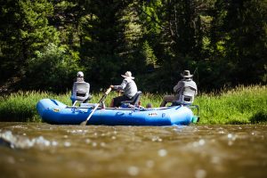 Anglers fly fishing the Smith River