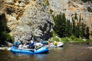 Our Gearboaters making it to the next camp