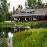 Exterior of the Dining Hall at Healing Waters Lodge