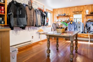Fly fishing shop at Healing Waters Lodge